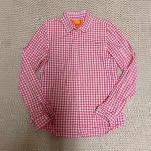✰ pink gingham button up ✰